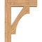 Ekena Millwork Westlake Block Smooth Bracket w/ Offset Brace, Western Red Cedar, 7 1/2"W x 28"D x 36"H BKT0806X28X36WTL05SWR - alternate 4